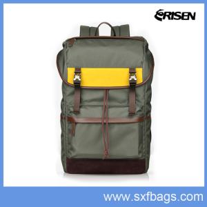 Nylon Waterproof School Laptop Backpack Bag